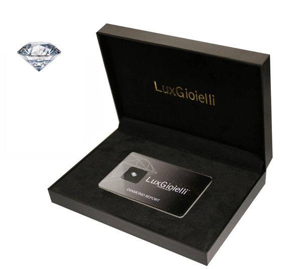  Zertifizierter Stein Lux Gioielli Dame in Diamant Diamante 0.15 Ct BILDIA015;C - BILDIA015;C